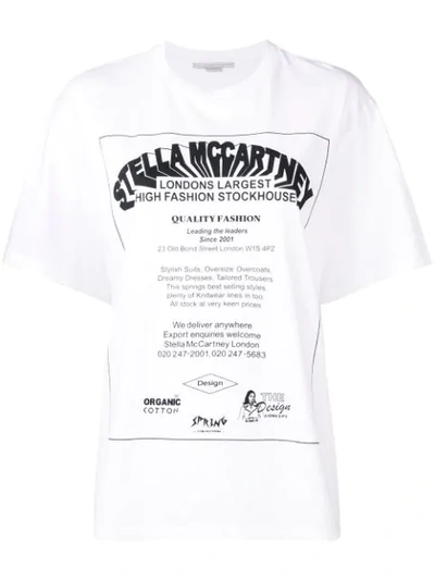 Stella Mccartney Stella Printed T-shirt In White