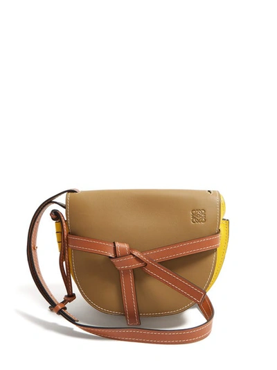 Loewe Gate Small Leather Crossbody Bag In Multicoloured