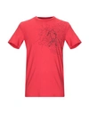Bikkembergs T-shirts In Red