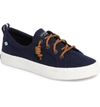 Sperry Crest Vibe Sneaker In Navy  Canvas