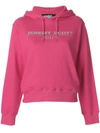 Jeremy Scott Logo Hooded Sweatshirt In Pink
