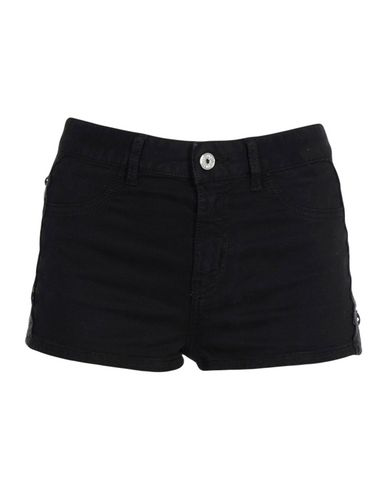 Just Cavalli Denim Shorts In Black | ModeSens