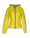 Duvetica Down Jackets In Yellow