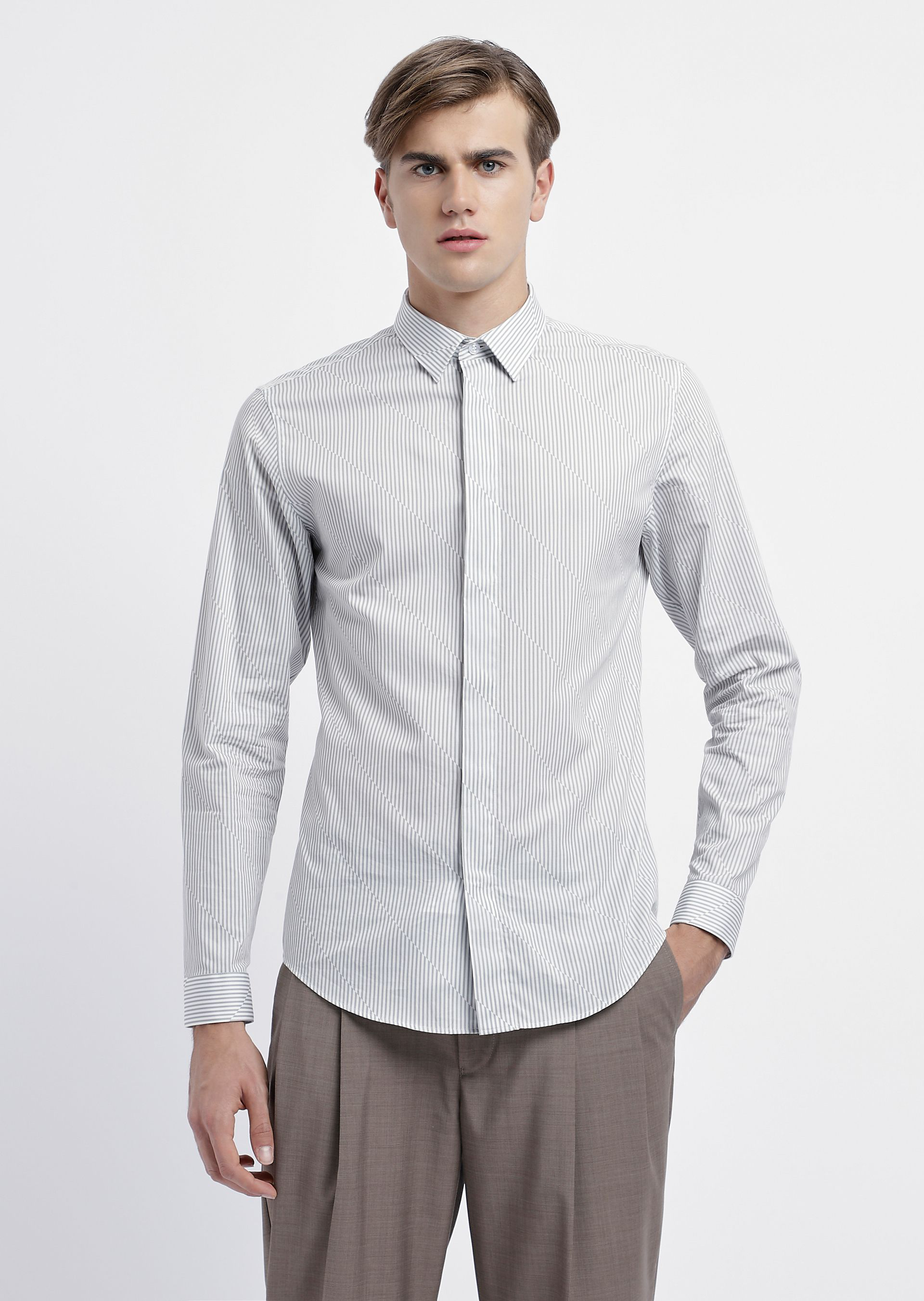 Emporio Armani Casual Shirts - Item 38808874 In Pattern | ModeSens