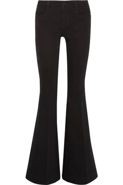 Stella Mccartney Woman The '70s Mid-rise Flared Jeans Black In Black