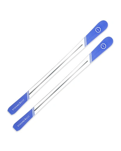 Stefano Ricci Men's Two-tone Nylon Skis In Blue