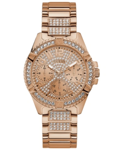 Guess Unisex Rose Gold-tone Stainless Steel Bracelet Watch 40mm