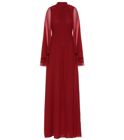 Giambattista Valli Silk Gown In Red
