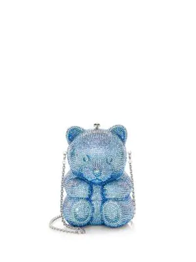 Judith Leiber Gummy Teddy Bear Clutch Bag In Blue