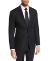 Emporio Armani Two-button Wool Blazer, Navy