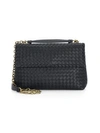 Bottega Veneta Medium Olimpia Leather Shoulder Bag In Nero