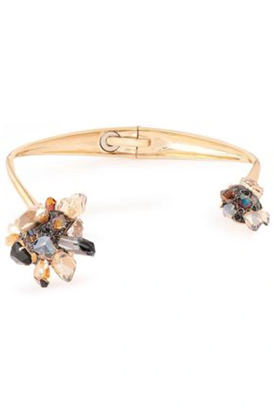 Lanvin Woman Gold-tone Crystal Choker Gold