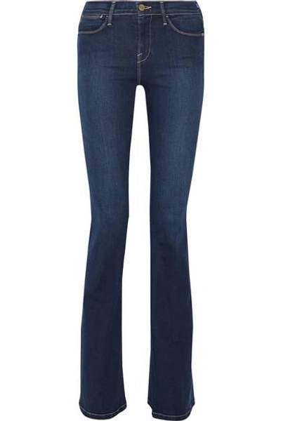 Frame Le High Flare High-rise Jeans In Mid Denim