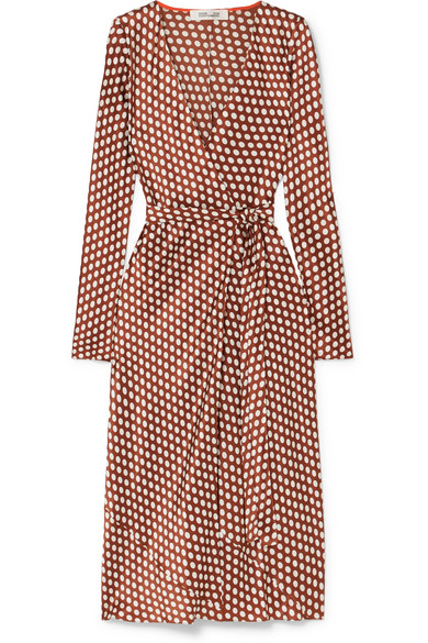 diane von furstenberg polka dot dress