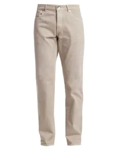 Brunello Cucinelli Skinny-fit Jeans In Sand