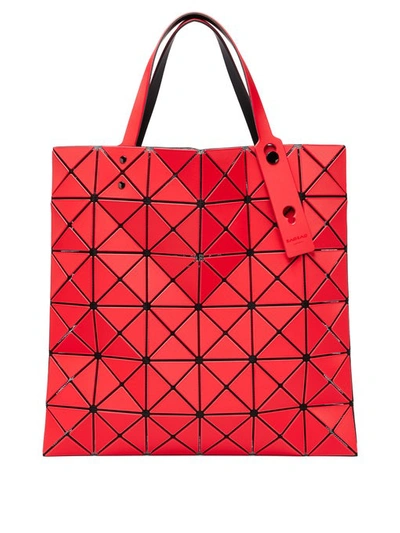 Bao Bao Issey Miyake Lucent Frost Tote - Red In Red/black