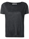 Acne Studios Eldora Linen T-shirt In Grey