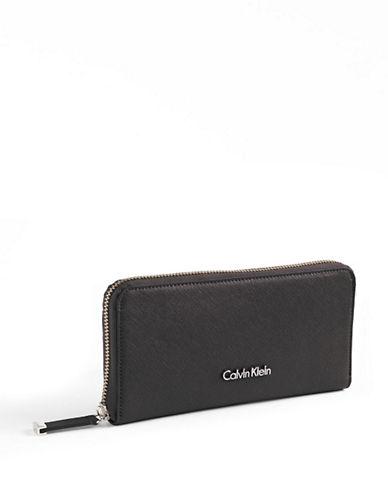 Calvin Klein Saffiano Leather Wallet | ModeSens