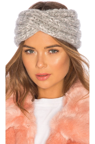Eugenia Kim Lula Headband In Light Gray & Pale Pink