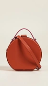 Nico Giani Tunilla Mini Circle Bag In Orange/pink