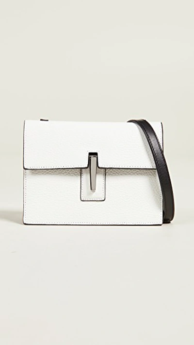 Hayward Mini Soft Clutch In White/black