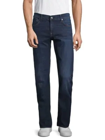 7 For All Mankind Standard Straight-leg Jeans In Audacity