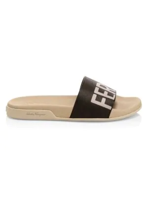salvatore ferragamo men's slide sandals
