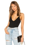 Superdown Carla Cami Bodysuit In Black