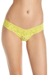 Hanky Panky Signature Lace Low Rise Thong In Citrus Pun