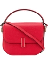 Valextra Iside Leather Top Handle Bag In 028000r Red