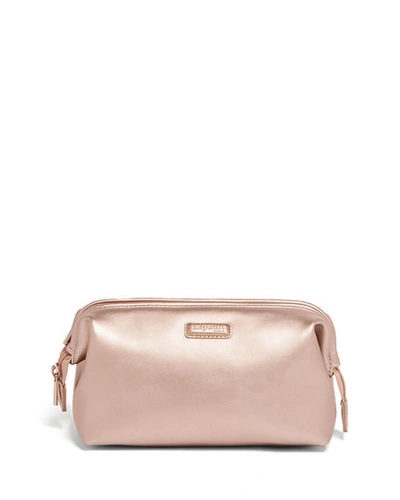 Lipault Miss Plume Toiletry Bag In Pink/gold