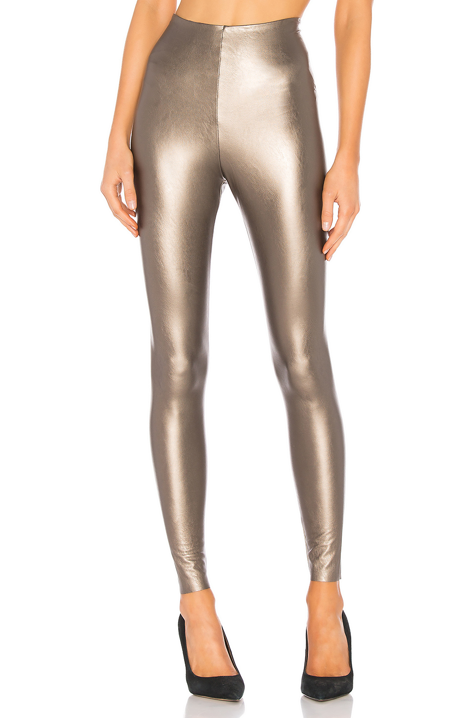 Commando Perfect Control Faux Leather Legging In Bronze | ModeSens