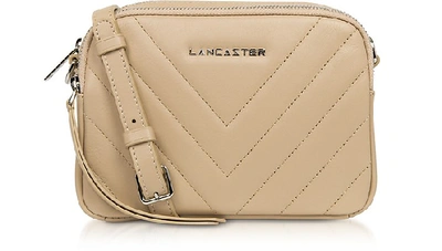 Lancaster Parisienne Couture Small Crossbody Bag In Nude