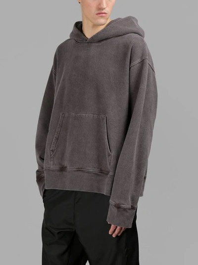 Yeezy Men's Dark Grey Hoodie | ModeSens