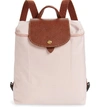 Longchamp 'le Pliage' Backpack - Pink In Pink Ice