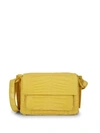 Nancy Gonzalez Crocodile Leather Shoulder Bag In Yellow