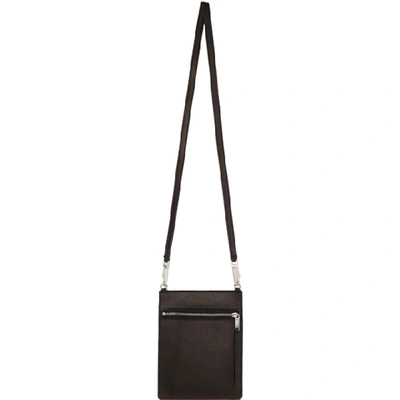 Rick Owens Small Cross Body Pouch In 09 Black