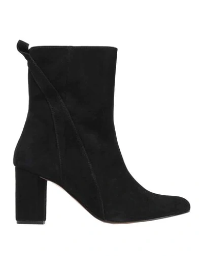 Ganni Ankle Boots In Black