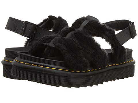 dr martens black hydro leather