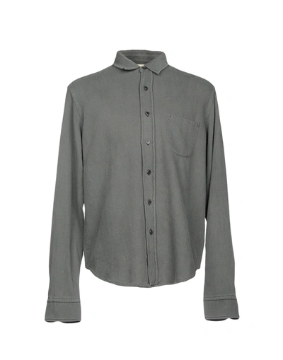Simon Miller Solid Color Shirt In Lead