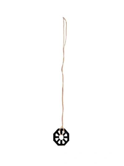 Tory Burch Necklace In Cuoio Argento