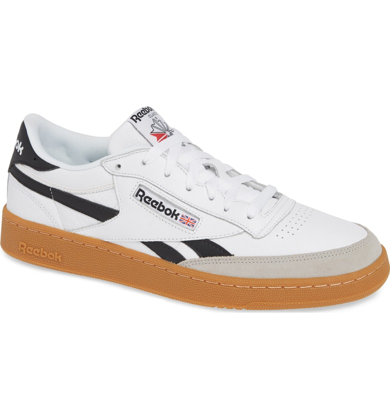 Reebok Revenge Plus Sneaker In White/ Snowy Grey/ Black/ Gum | ModeSens