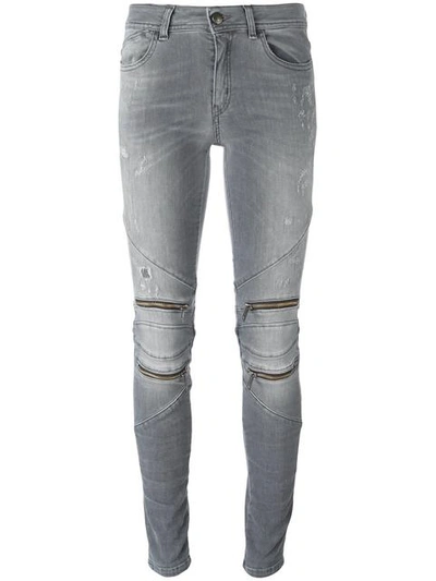 Just Cavalli Zipped Detailing Skinny Jeans | ModeSens