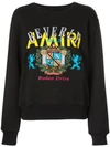 Amiri Printed Sweatshirt In Black