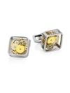 Tateossian Gear Cuff Links In Silver
