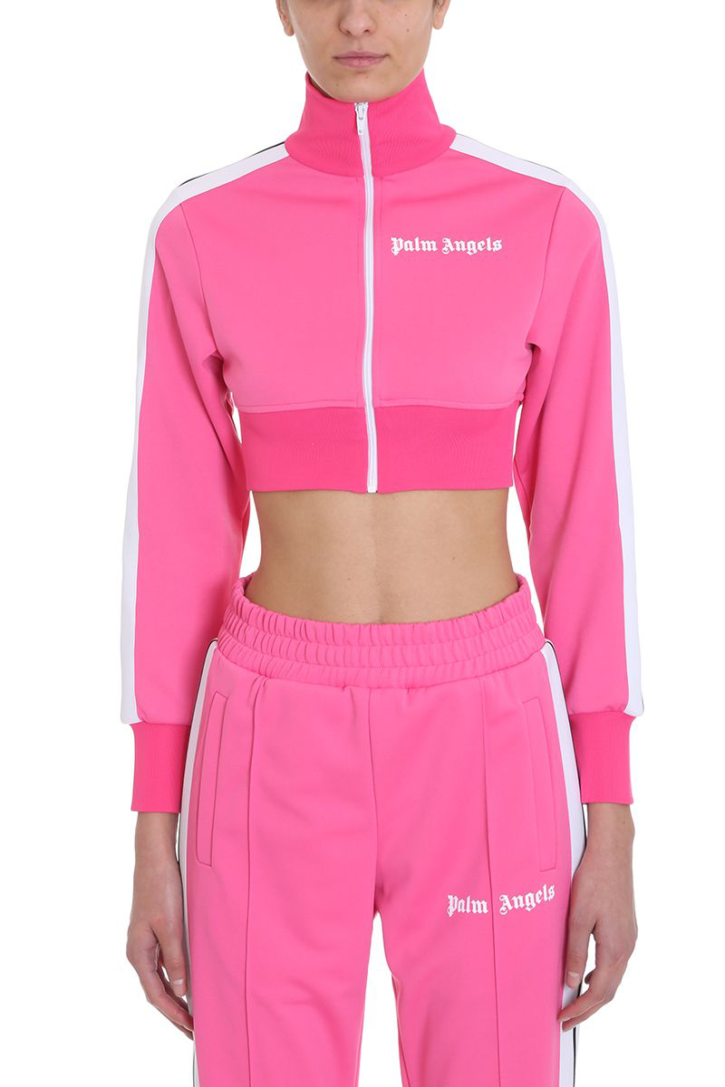 palm angels cropped sweatshirt
