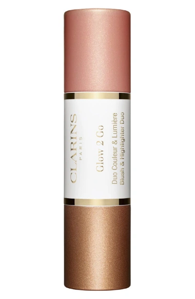 Clarins Glow 2 Go 2-in-1 Blush & Highlighter - Sun Kissed