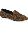 Agl Attilio Giusti Leombruni Softy Pointy Toe Moccasin Loafer In Leopard Leather