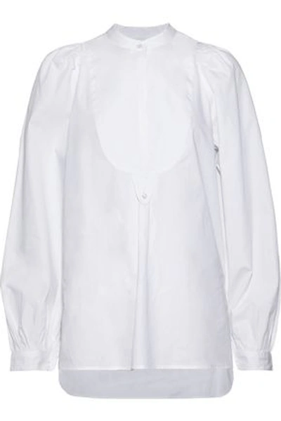 Antik Batik Lako Cotton-poplin Blouse In White