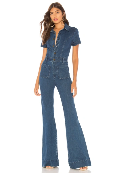 Show Me Your Mumu Everhart Jumpsuit In Lunar Blue